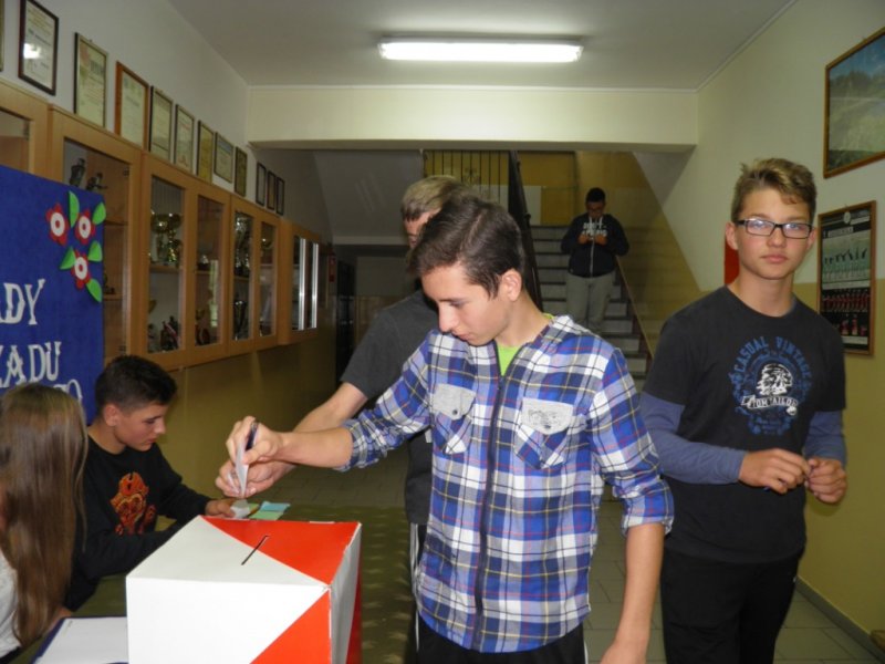 Wybory do rady samorządu uczniowskiego